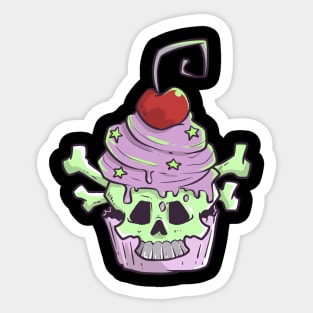 Pastel Goth Cupcake Meme Kawaii Gothic Sarcastic Eboy Egirl Sticker